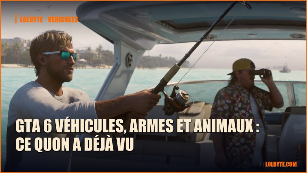 GTA 6 véhicules, armes et animaux : ce quon a déjà vu